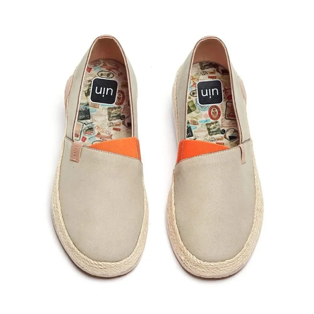 UIN Women's Espadrilles Knitted Casual Shoes (Marbella I Oxford Tan)